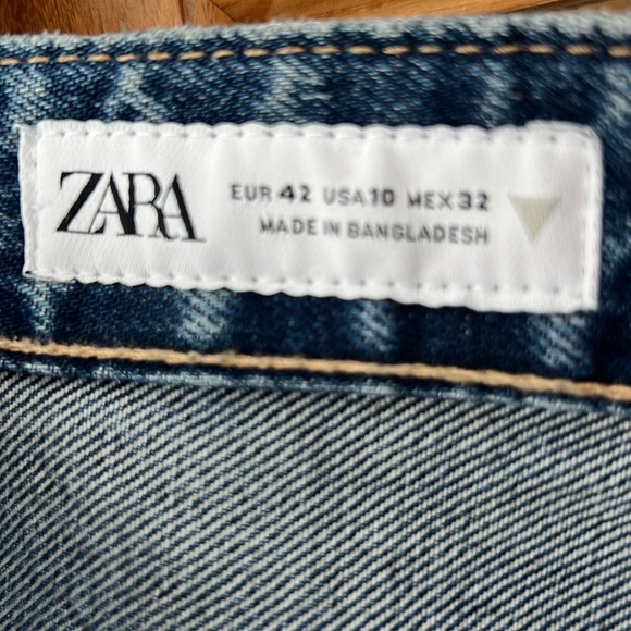 Zara Button Fly Jeans - Picture 2 of 5
